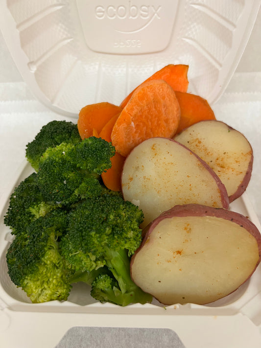 31. Vegetables (Broccoli, Potatoes, Carrots)